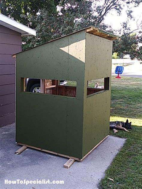 diy box deer blind out of steel|diy deer blinds.